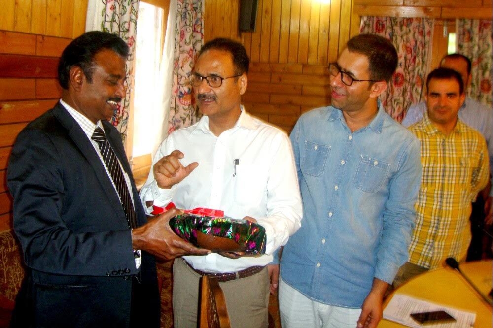 Director Health felicitates Dr S Natrajan